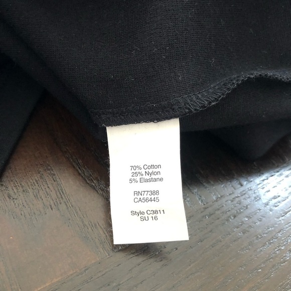 MADEWELL BLACK PENCIL SKIRT Medium Cotton NylonElastane business casual work - Picture 6 of 9